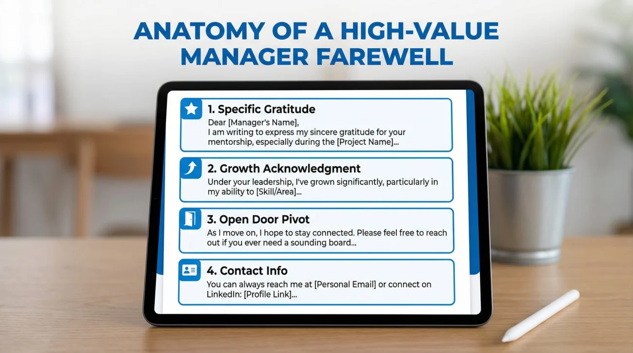 Anatomy Of Manager Farewell Email