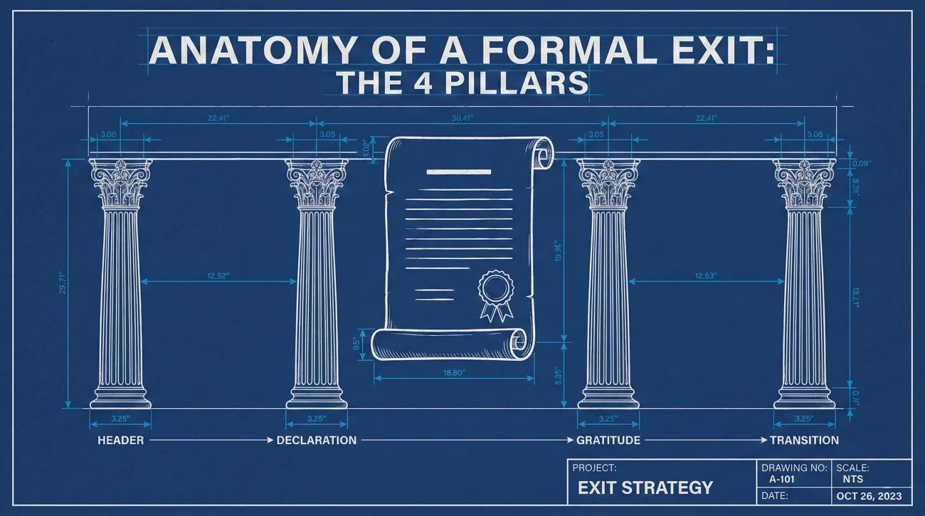 Anatomy Of A Formal Resignation - The 4 Pillars