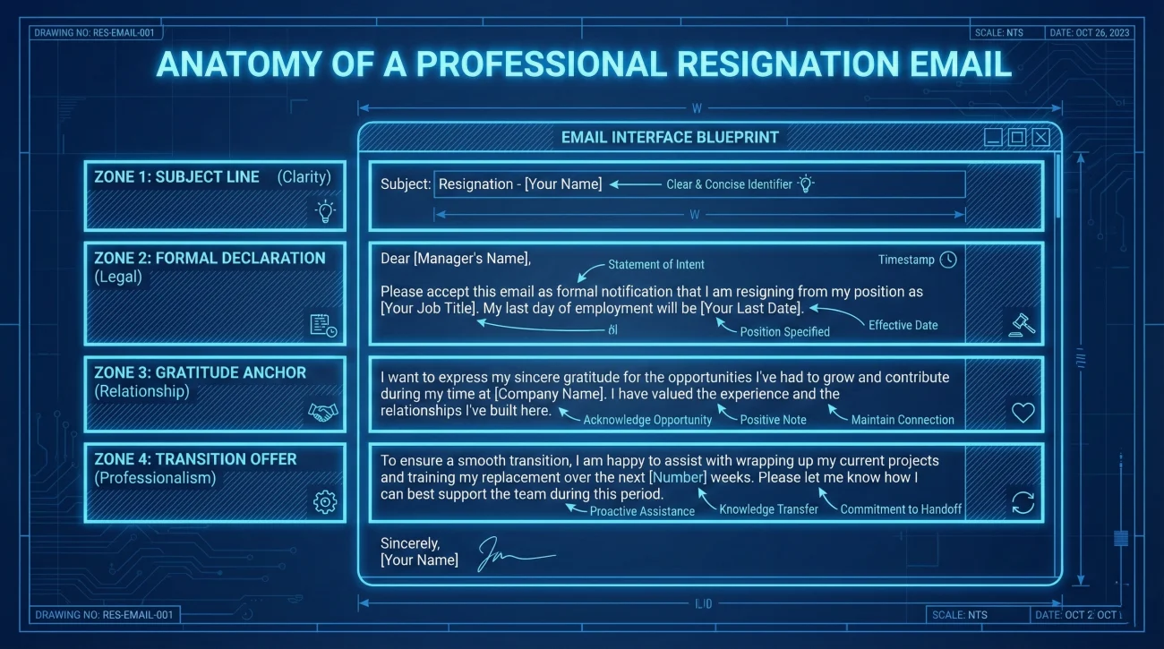 Anatomy Of A Manager Resignation Email