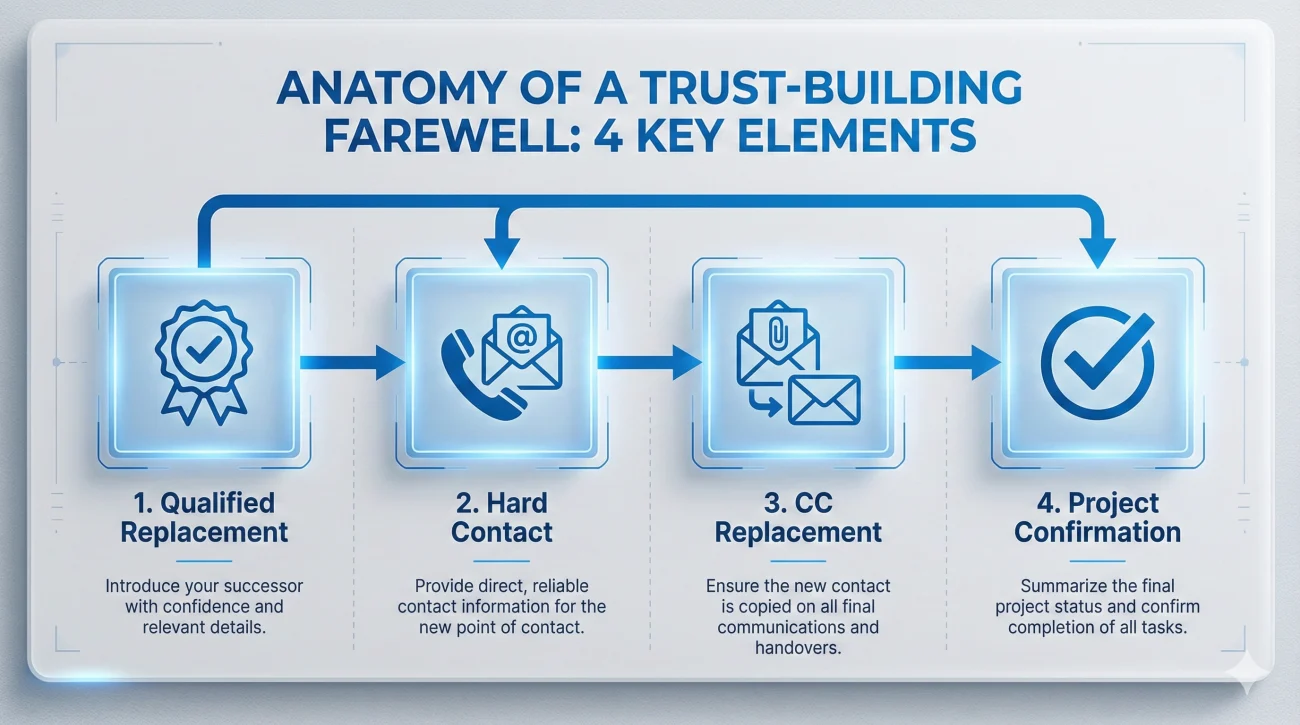 Farewell Email to Clients: How to Introduce Your Replacement 4 Anatomy Of A Trust-Building Farewell