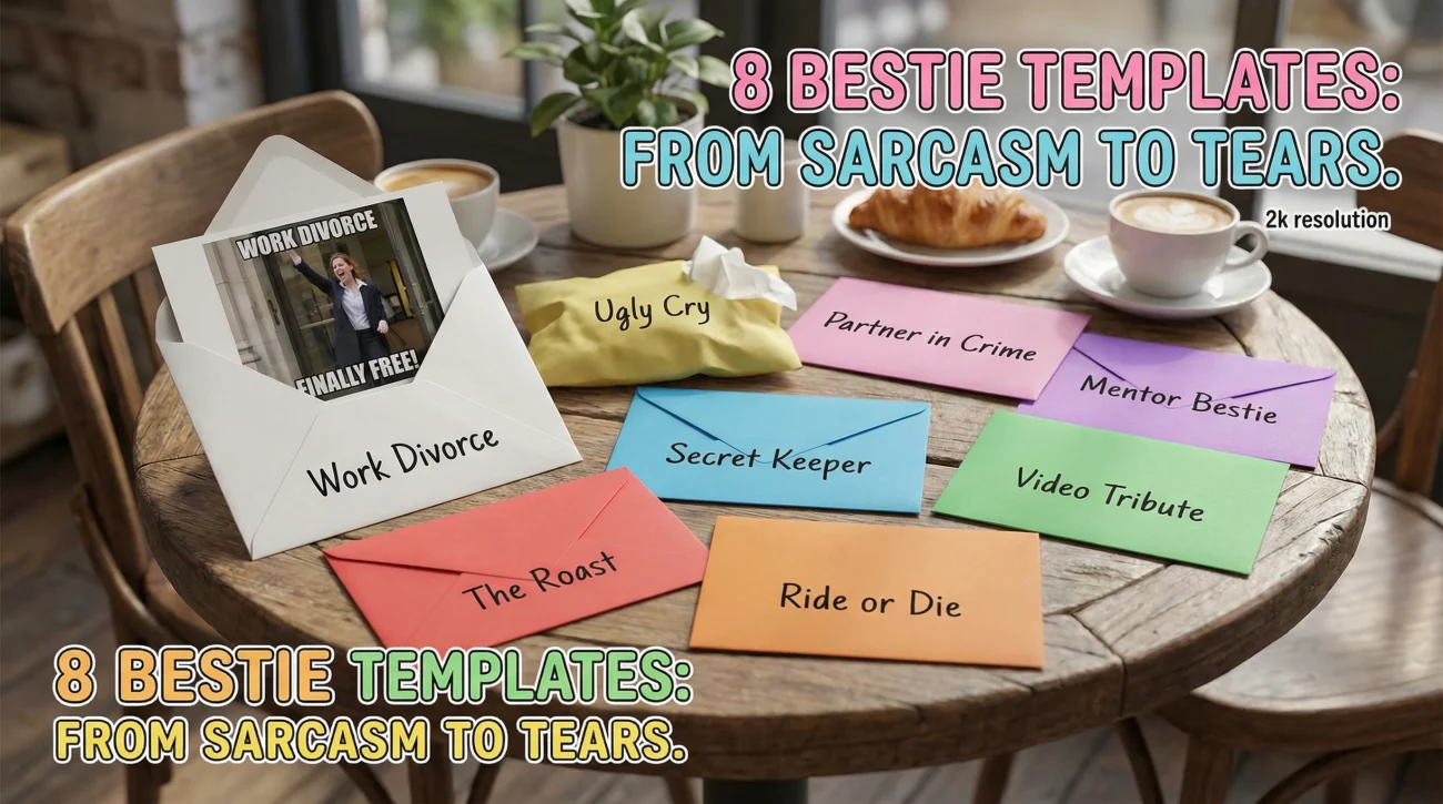 Goodbye Email to Your Work Bestie: Samples for Your "Work Spouse" 4 Bestie Goodbye Templates Collection