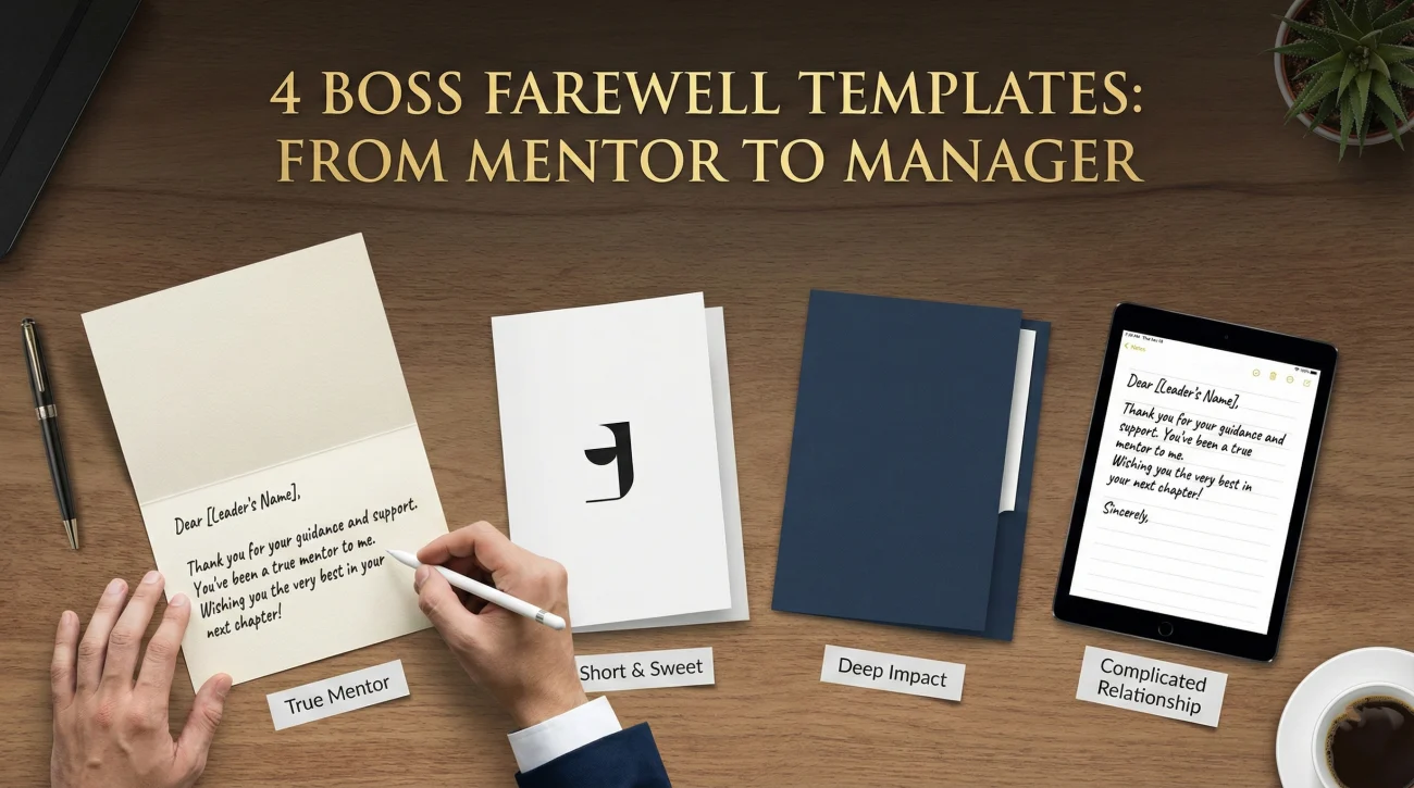 Boss Farewell Templates Collection