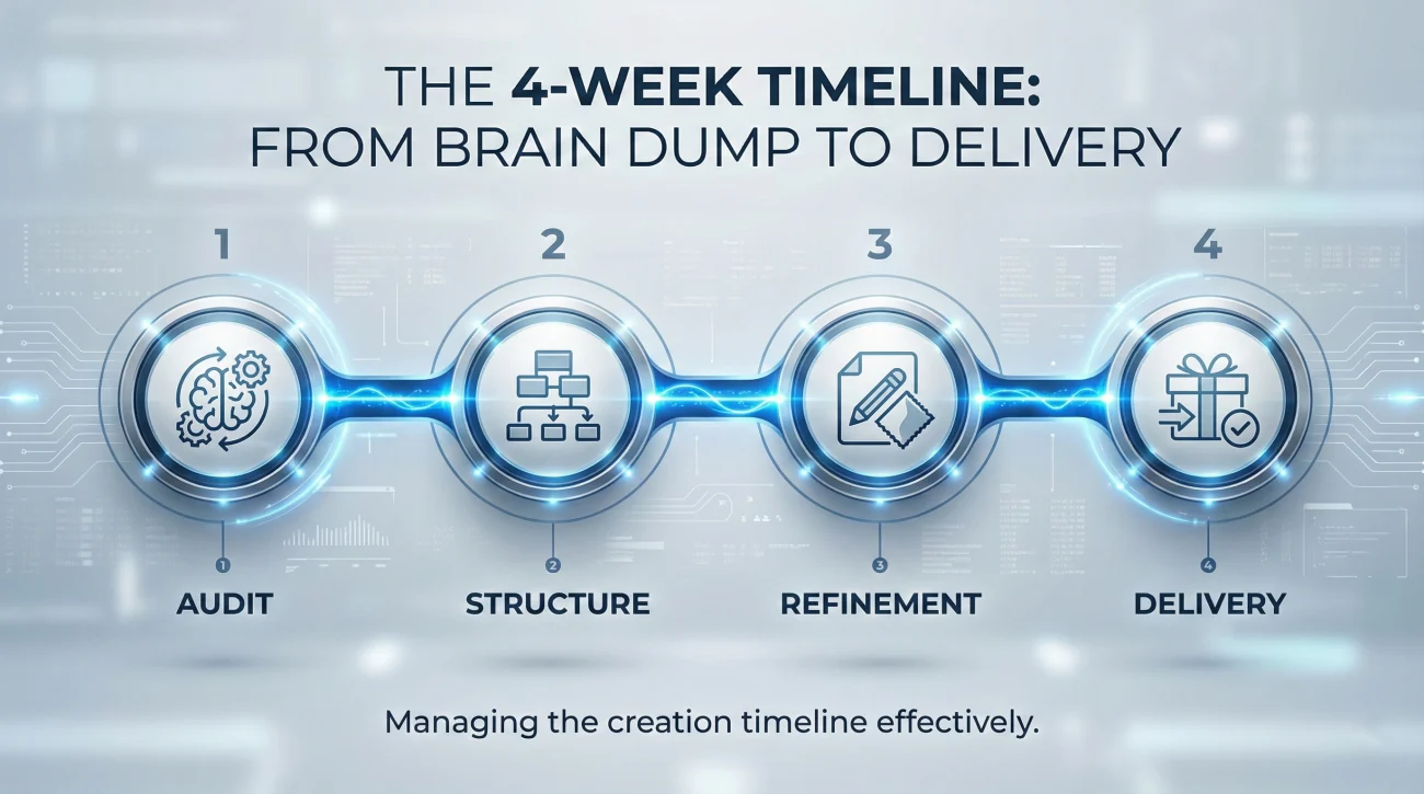 Handover Report Template: Essential Checklist (Word/Excel) 5 Brain Dump Method - 4 Week Timeline
