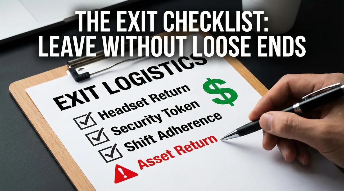 Call Center Exit Checklist - Asset Return
