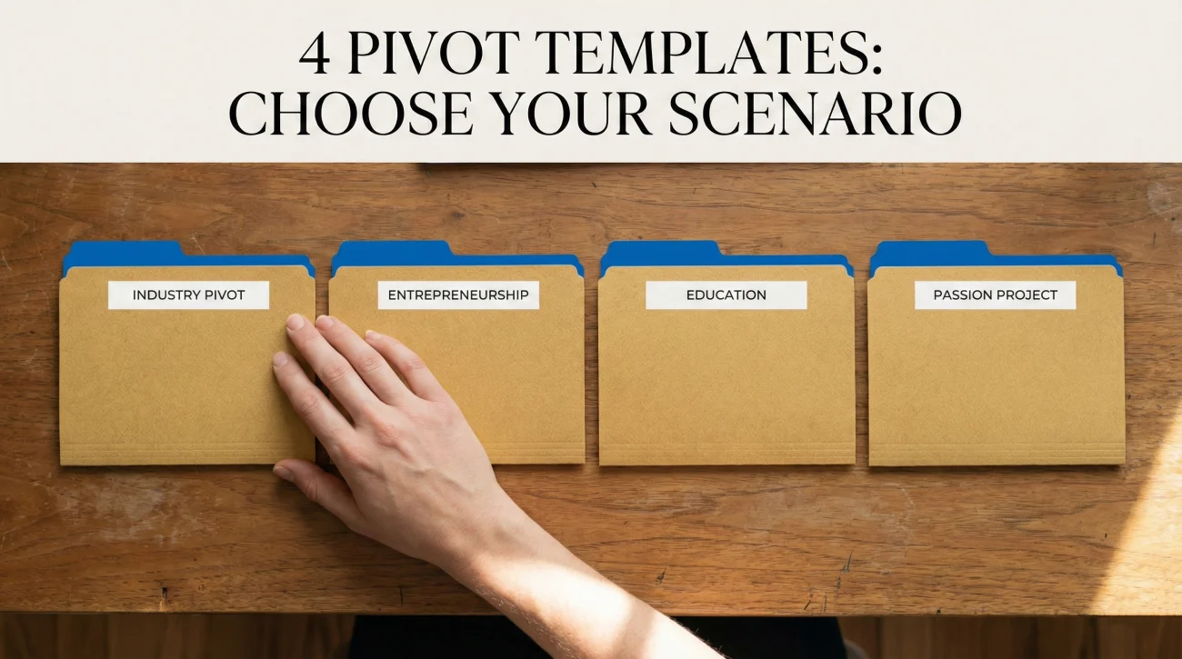 Career Pivot Resignation Templates - 4 Scenarios