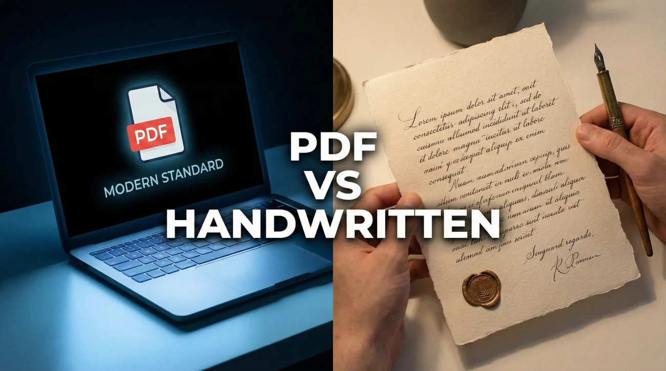 Choosing Digital Or Handwritten Resignation Format