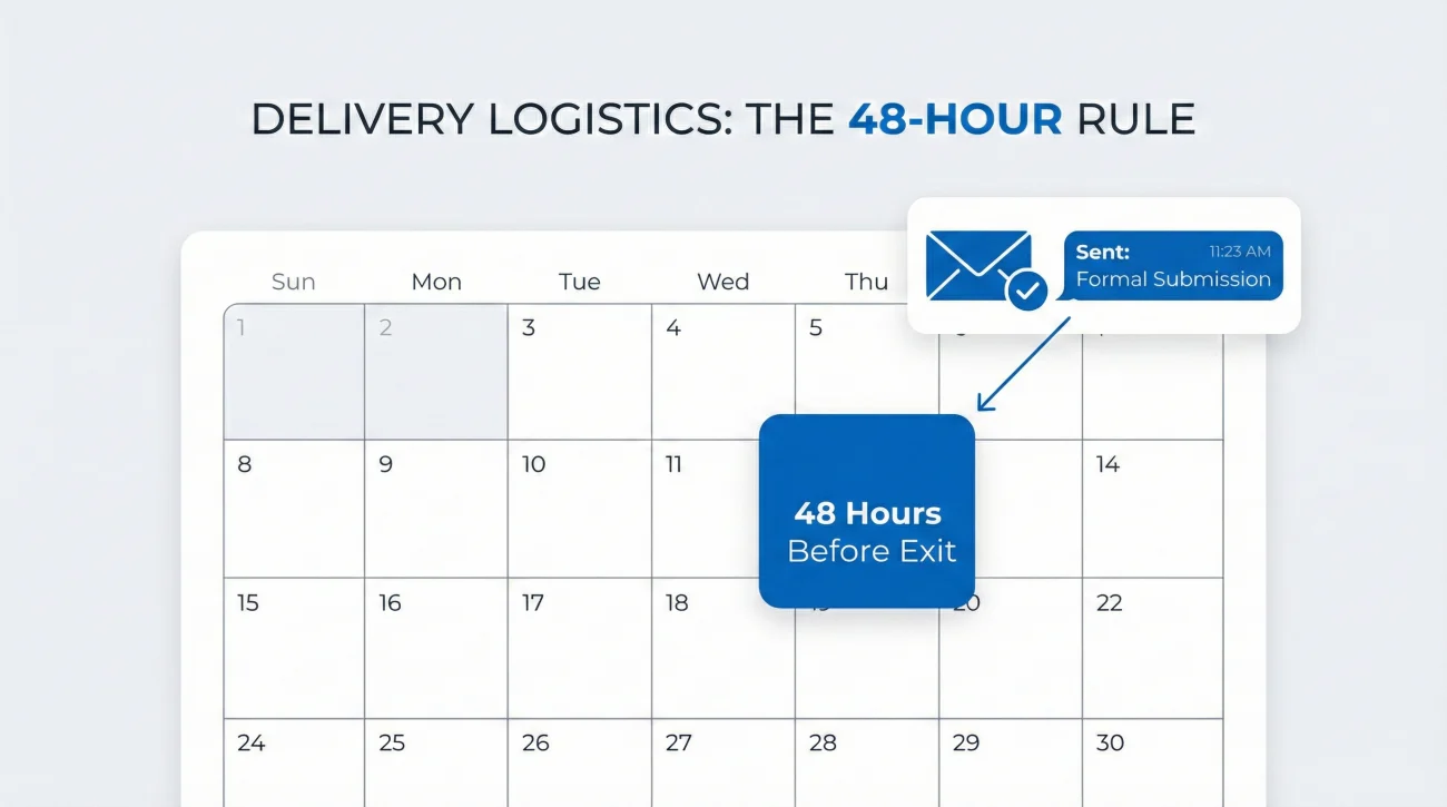 Delivery Logistics 48 Hour Rule