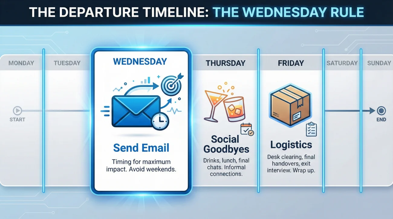 Departure Timeline Wednesday Rule