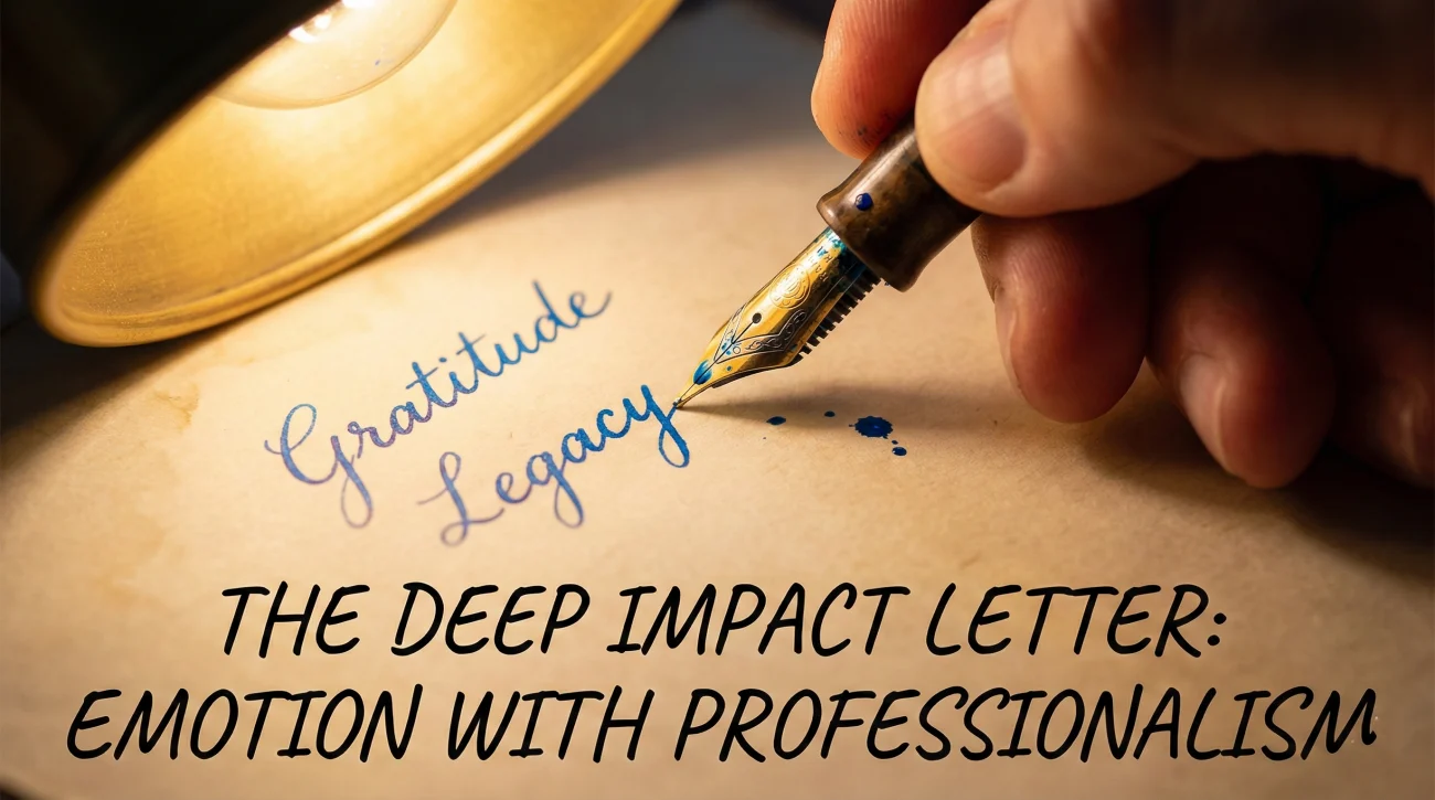 Emotional Farewell - Deep Impact Letter
