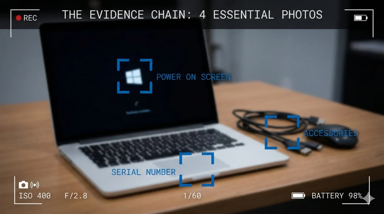 Equipment Return Evidence Chain Photos