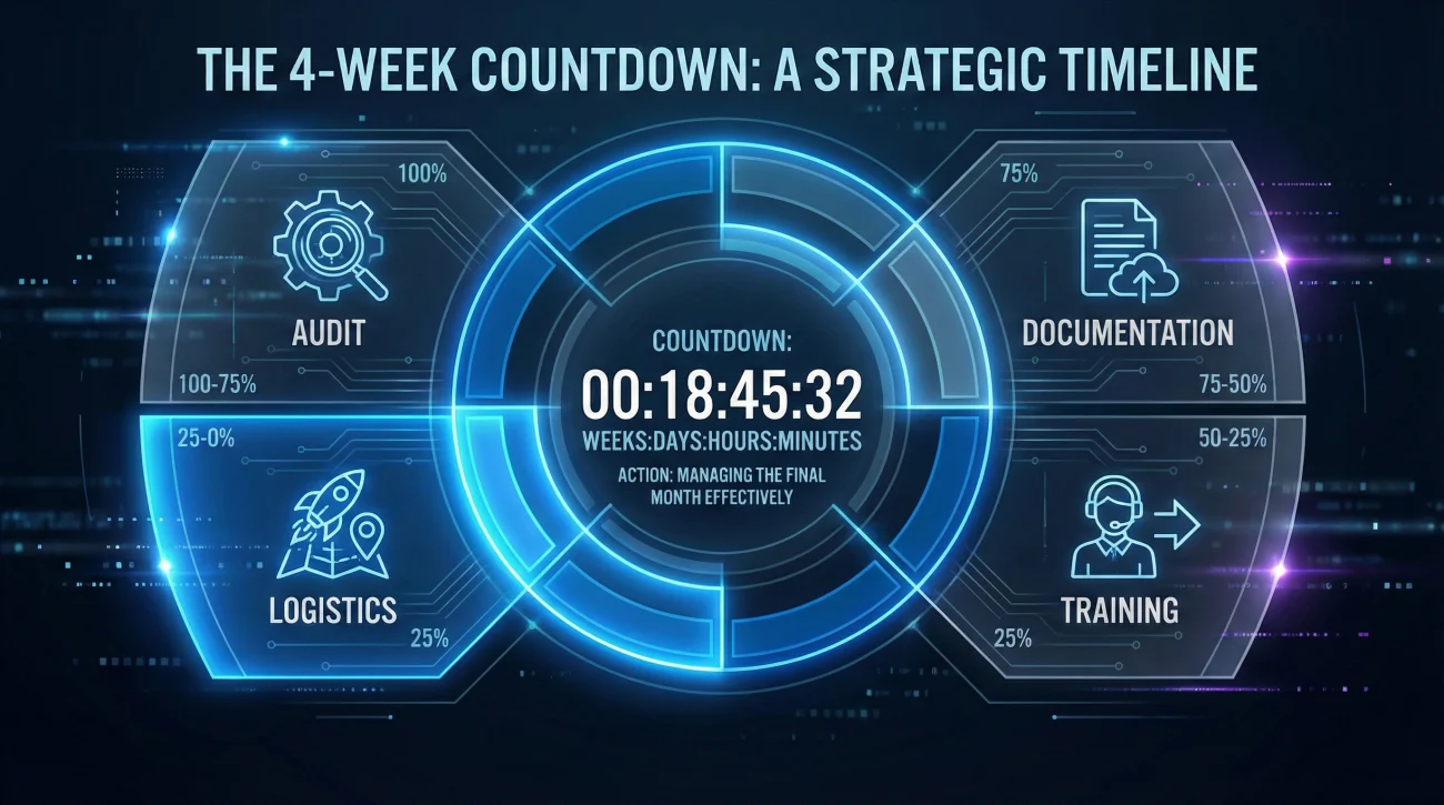 Exit Countdown Timeline - 4 Weeks