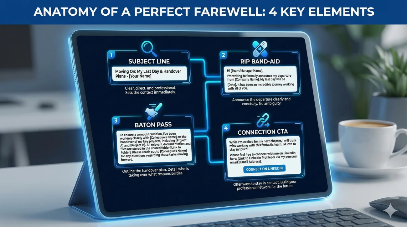 Last Working Day Email to Team: "Today is My Last Day" 3 Farewell Email Anatomy