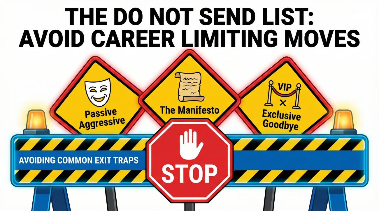 Last Working Day Email to Team: "Today is My Last Day" 5 Farewell Mistakes - Career Limiting Moves