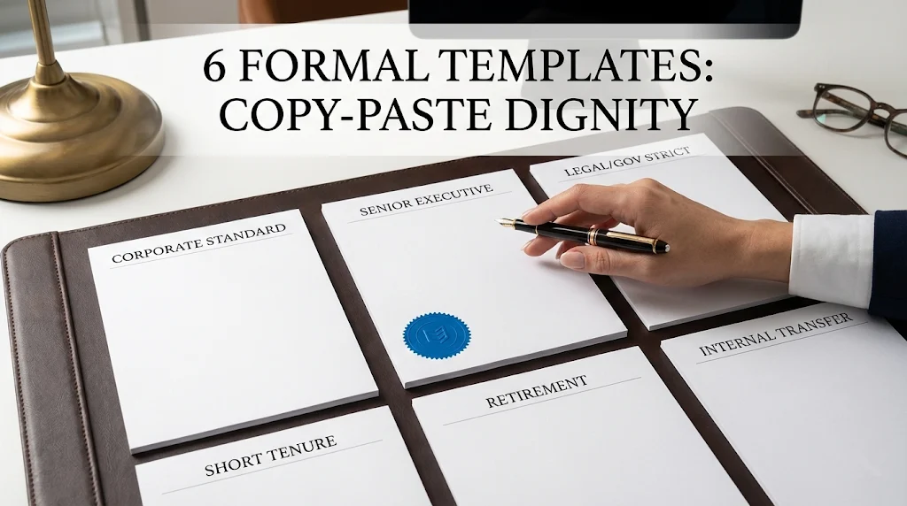 Formal Farewell Templates Collection