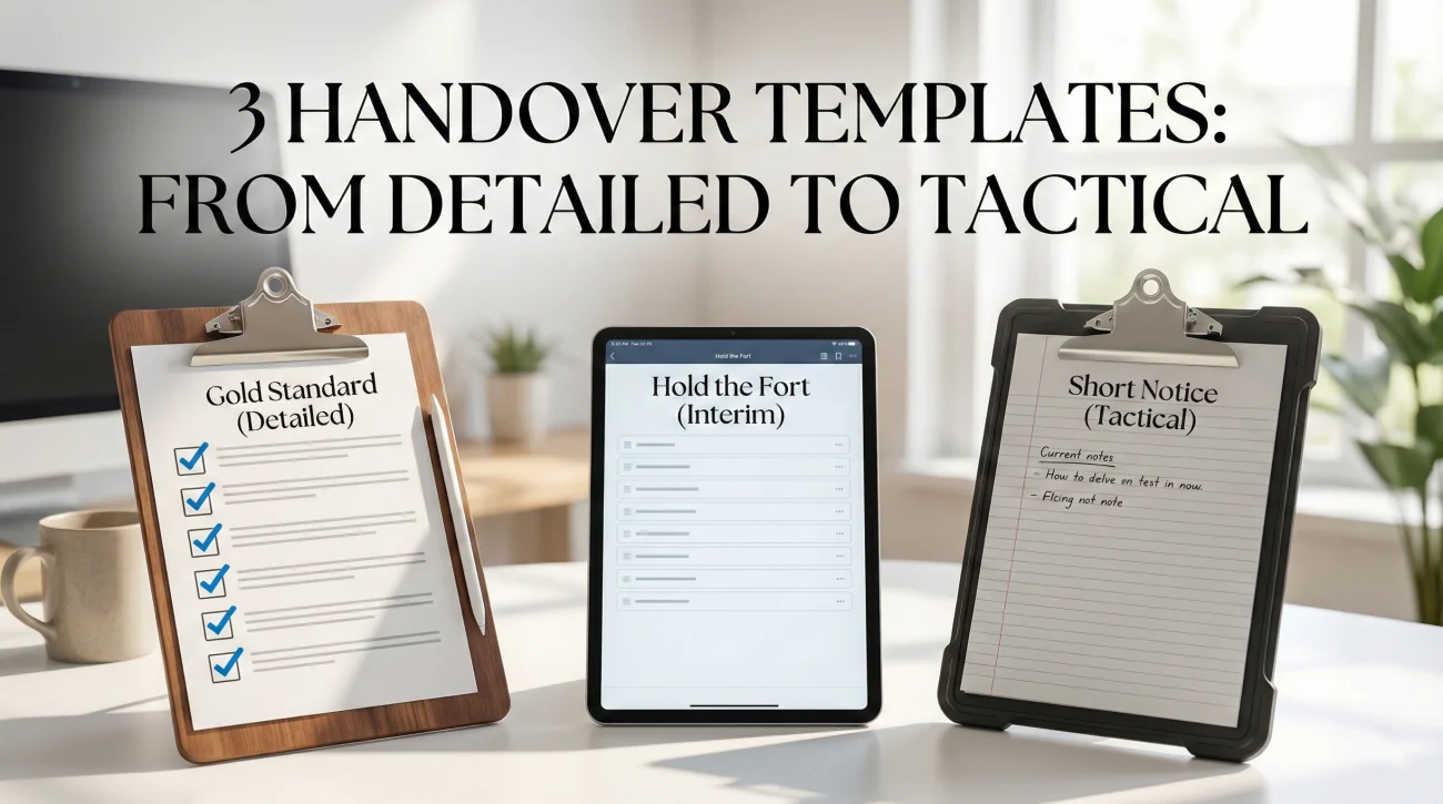 Handover Email Templates Collection