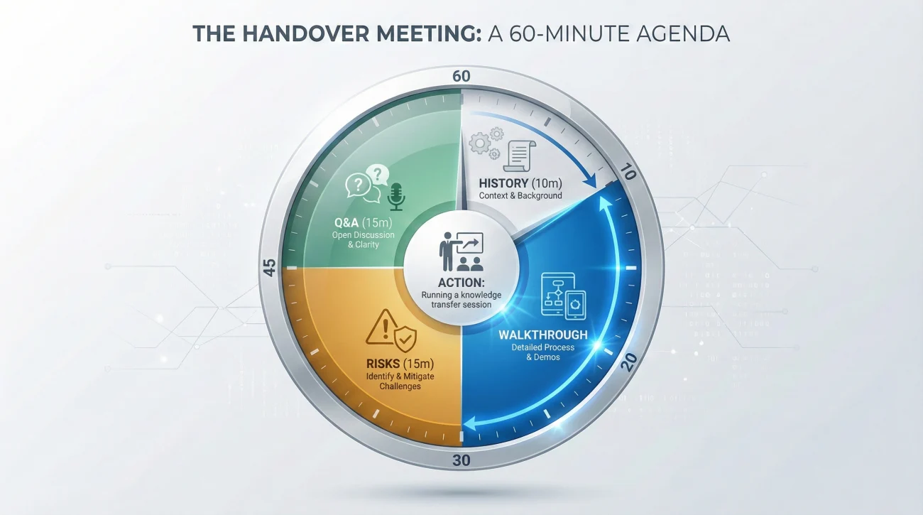 Project Handover Email: Transferring Ongoing Tasks Smoothly 5 Handover Meeting Agenda - The Walkthrough