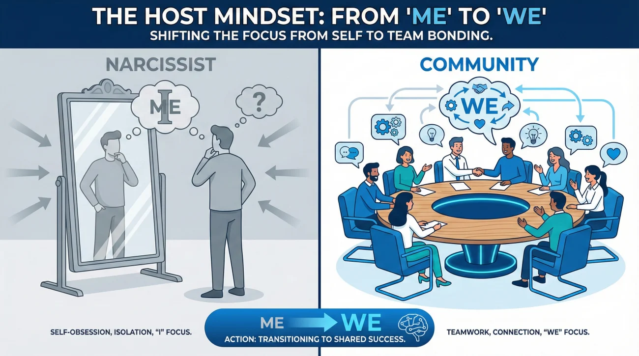 Host Mindset - Narcissist Vs Community