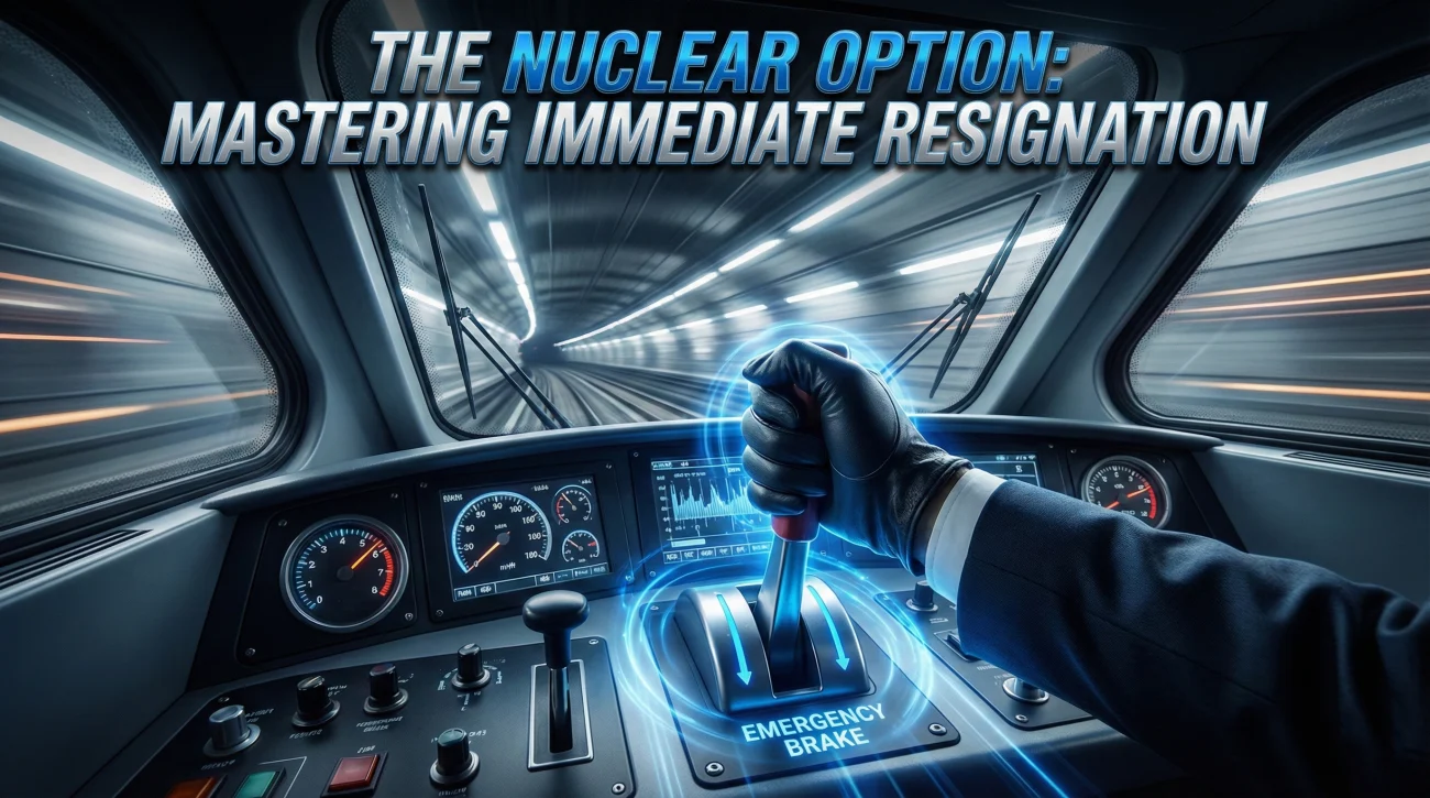 Immediate Resignation Email Guide - The Nuclear Option