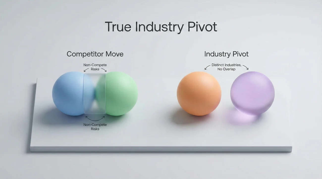 Industry Pivot Vs Competitor Move - Visual Distinction
