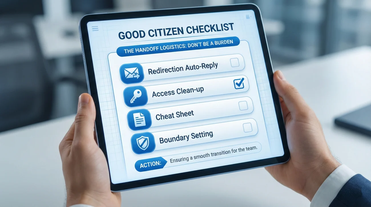 Farewell Email for Internal Transfer: Moving to a New Team 5 Internal Handoff Checklist