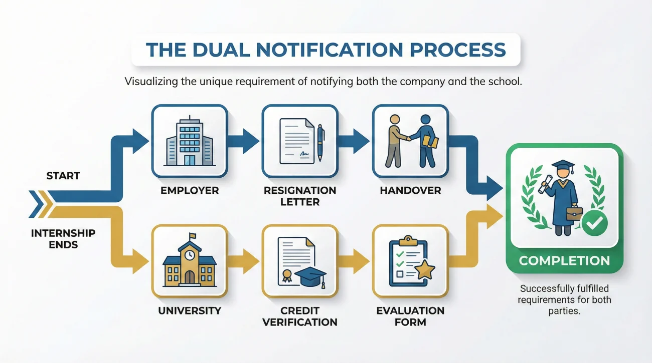 Internship Dual Notification Process
