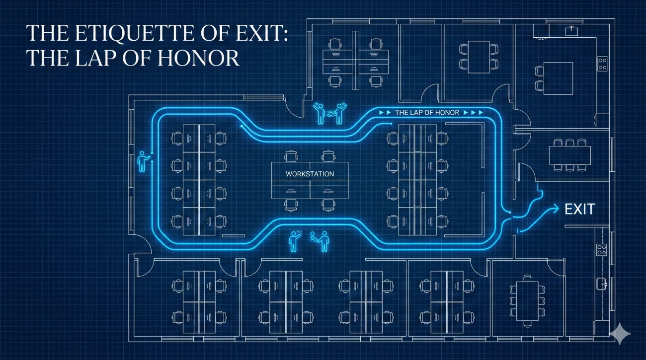 Can You Leave Early on Your Last Day? (Email Scripts) 4 Last Day Lap Of Honor Etiquette