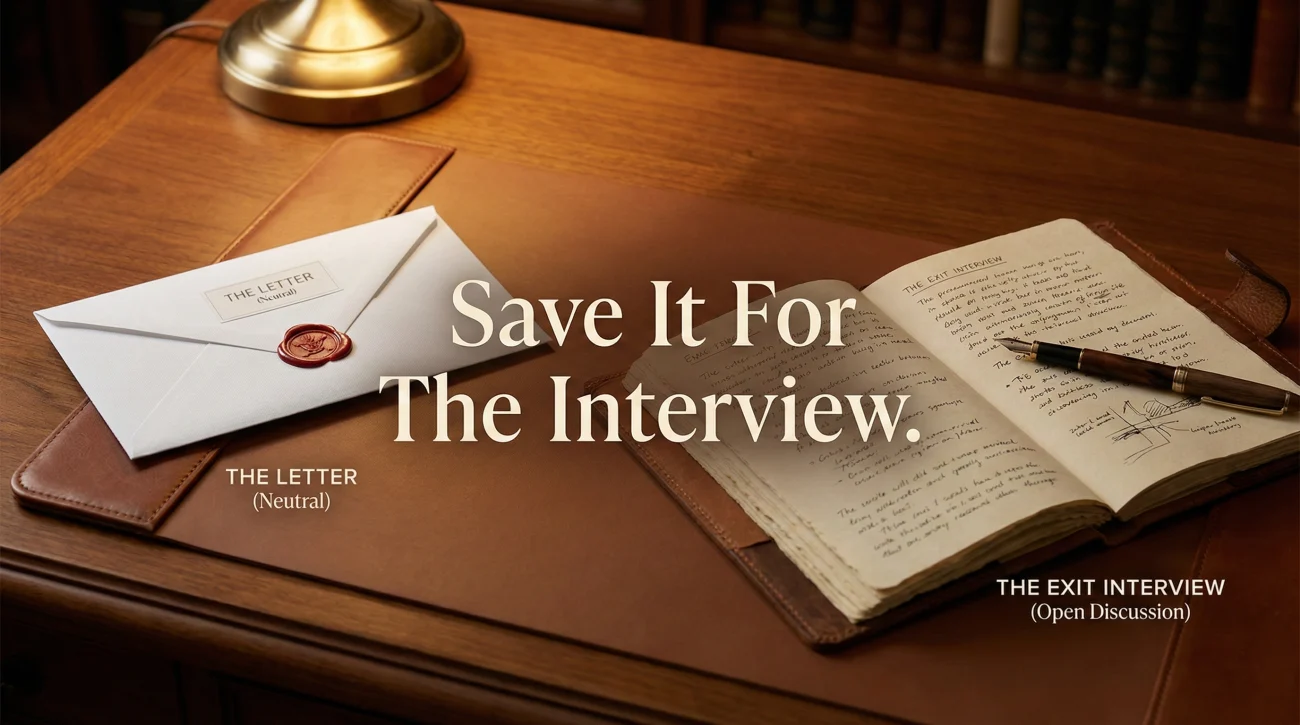 Letter Vs Interview Strategy Concept