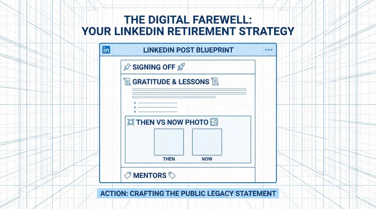 Retirement Farewell Email: The Final Goodbye After Decades 5 LinkedIn Retirement Post Strategy