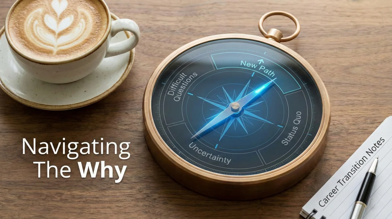 Navigating Career Conversations - Compass Concept