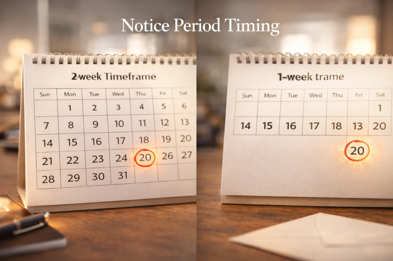 Notice Period Timing For Part Time Roles