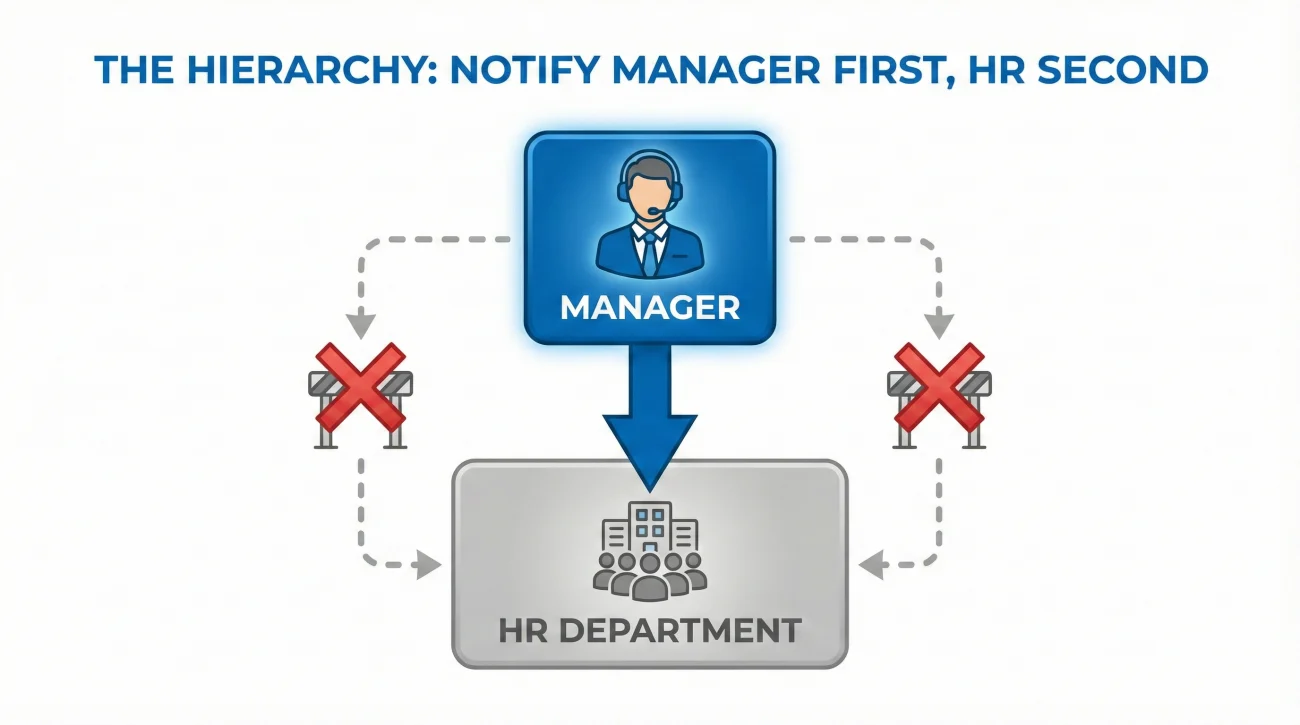 Notification Hierarchy Strategy - Manager Before HR