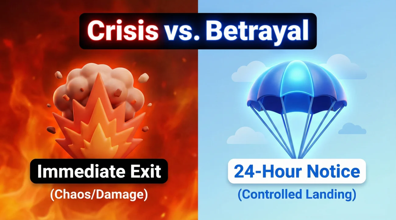 One Day Notice Vs Immediate Exit