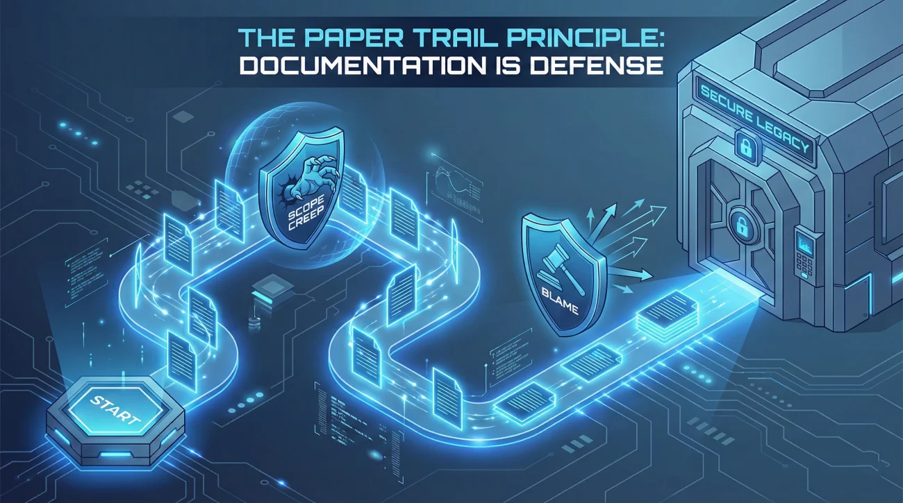 Handover Status Email to Boss: Confirming "I'm Done" 2 Paper Trail Principle - Strategic Defense
