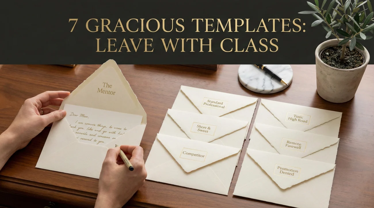Polite Resignation Email: 7 Gracious Templates to Keep Your Network Strong 4 Polite Resignation Templates Collection