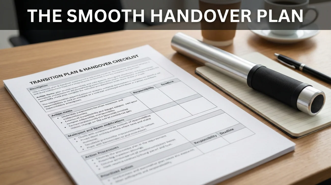 Professional Resignation Letter: How to Quit Without Burning Bridges 3 Proactive Handover Plan Documents