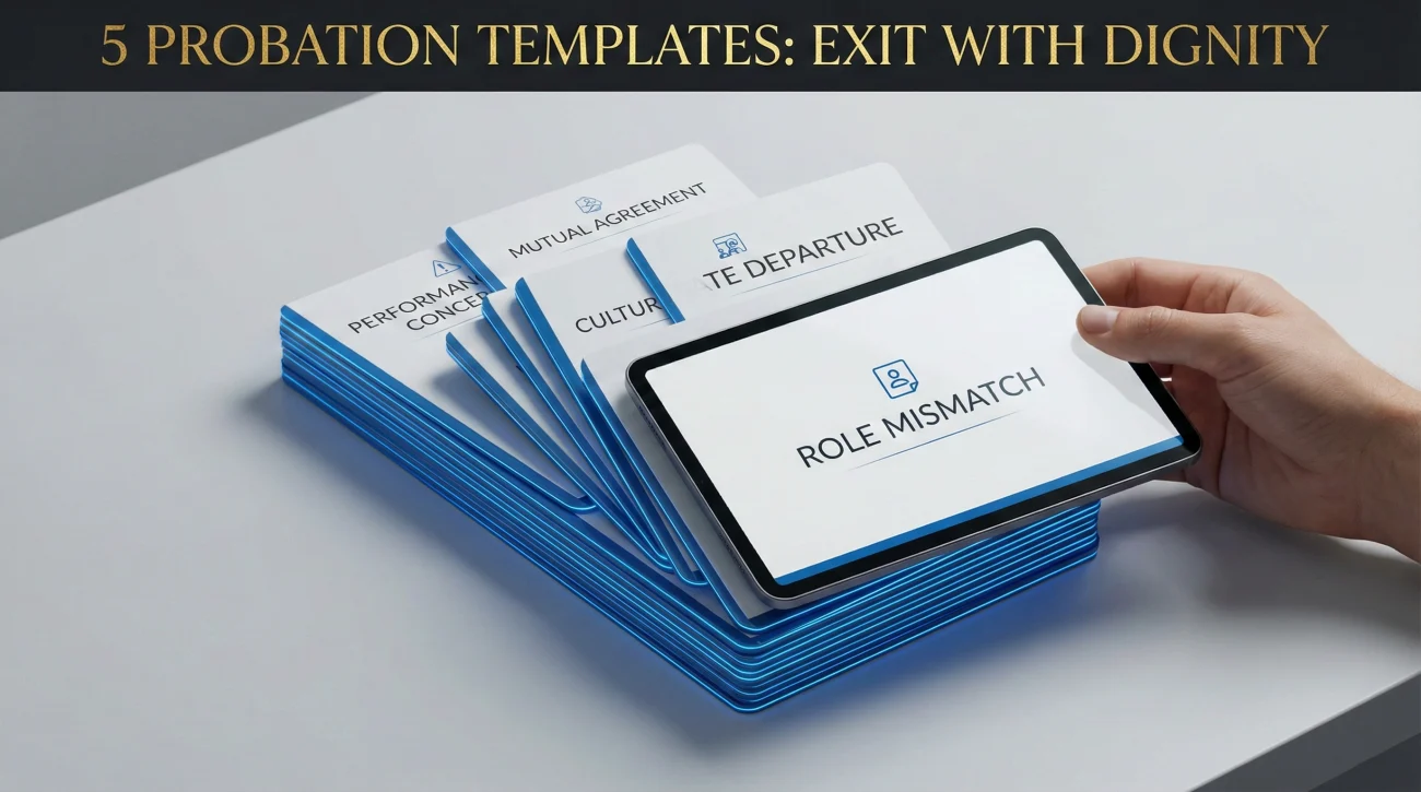 Probation Resignation Templates Collection