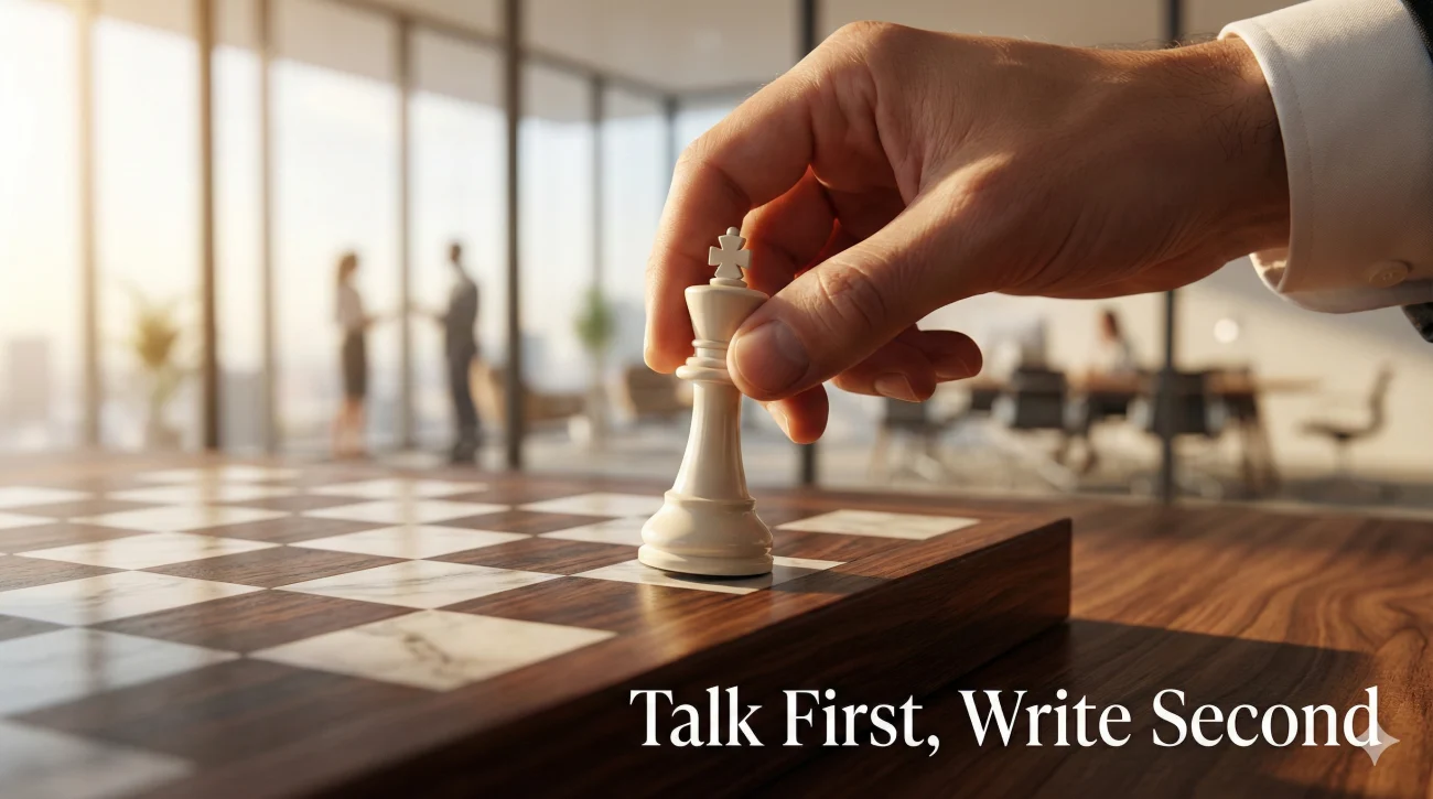 Professional And Calm Resignation Meeting