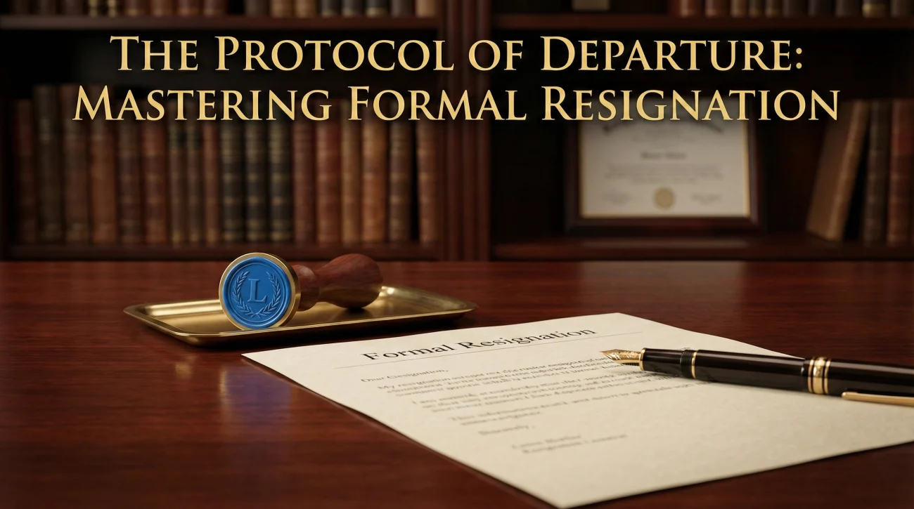 Professional Resignation Email