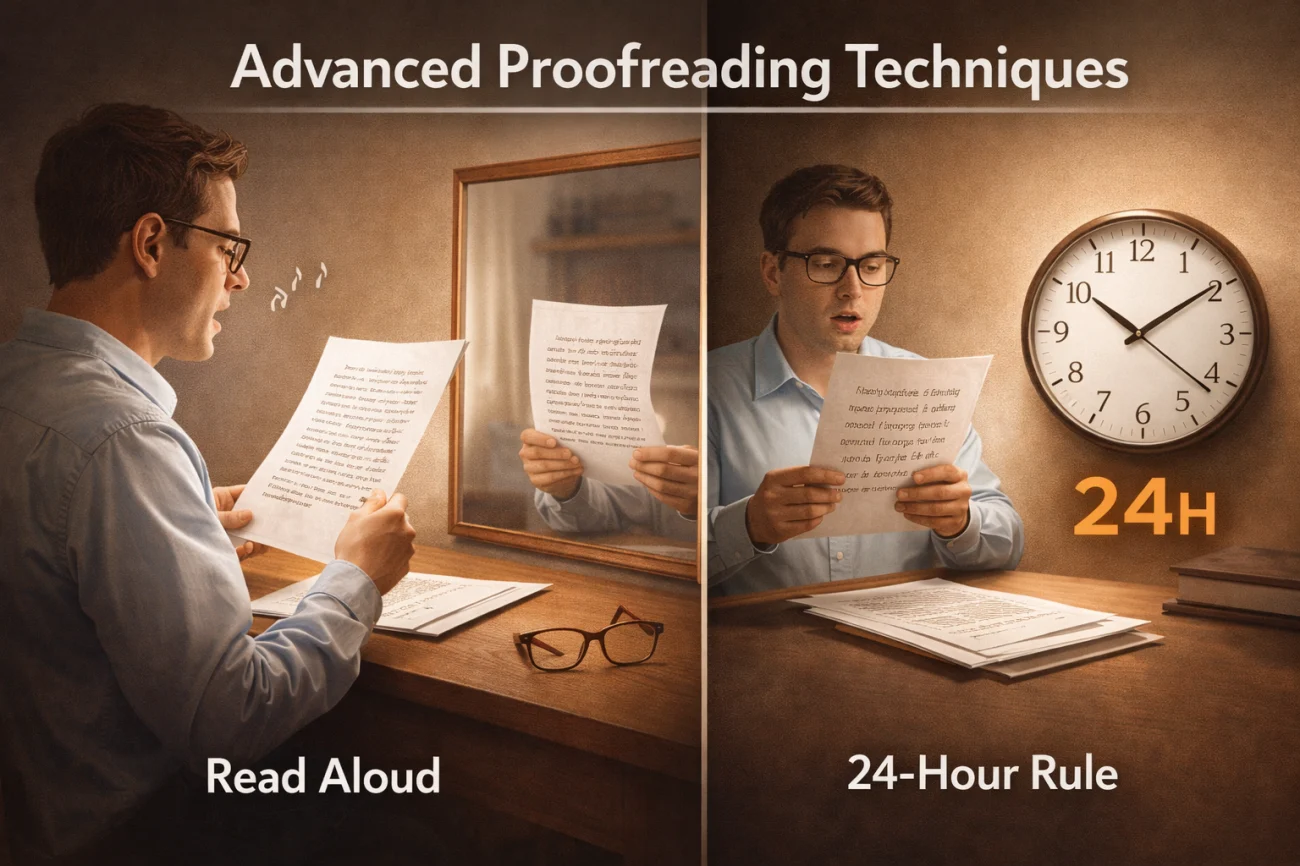 Proofreading Methods Visualized
