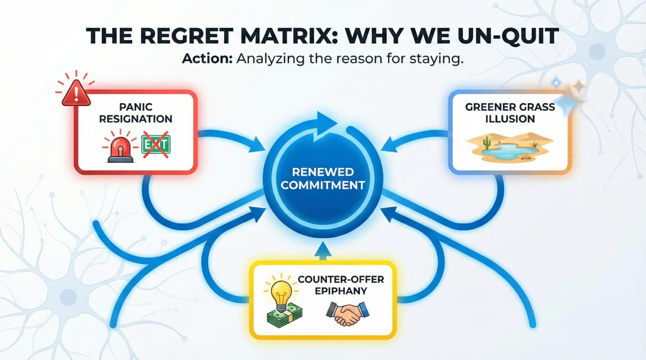 How to Withdraw a Resignation Email (Oops, I Changed My Mind) 2 Psychology Of Withdrawal - The Regret Matrix