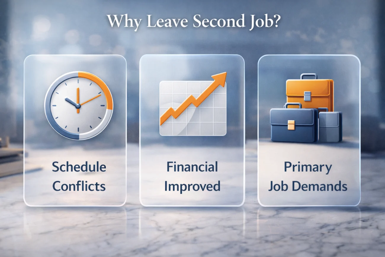 Reasons For Quitting Secondary Employment