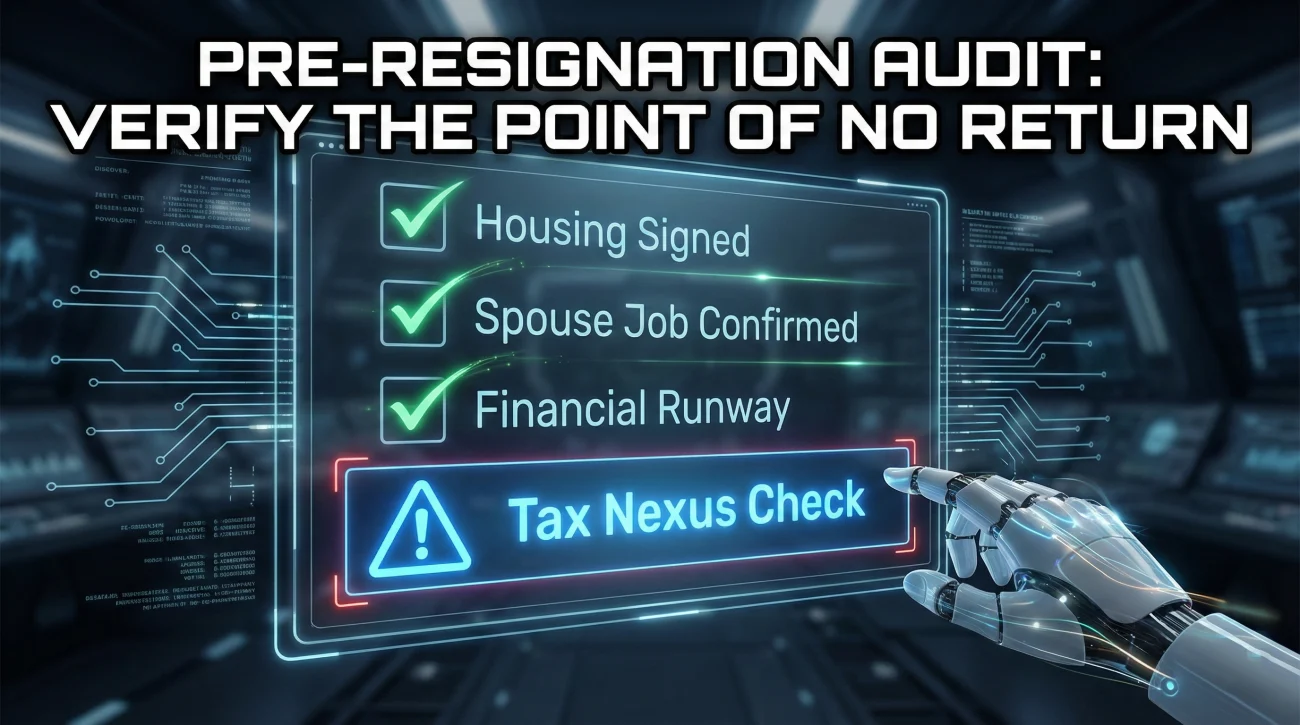 Relocation Resignation Checklist - Point Of No Return