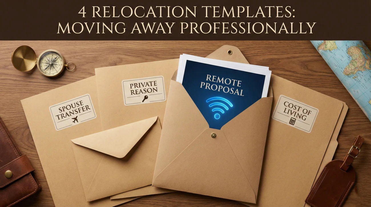 Relocation Resignation Templates Collection