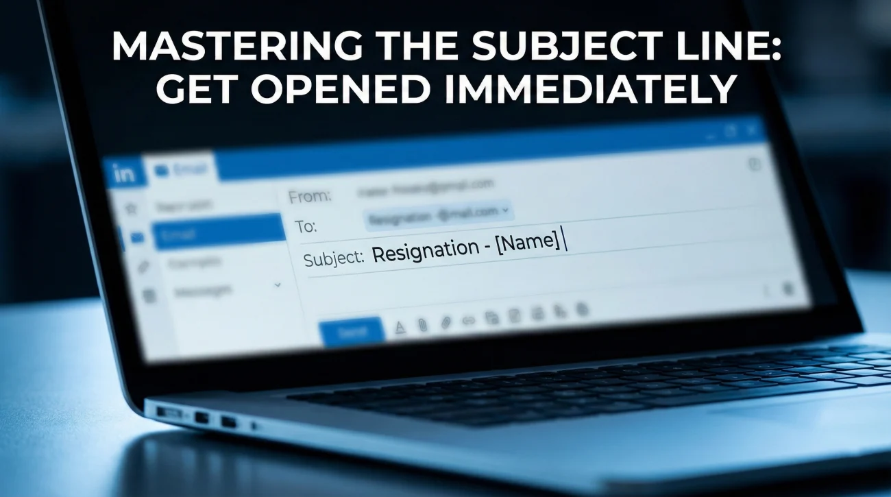 Resignation Email Subject Line Guide - The Art Of Clarity