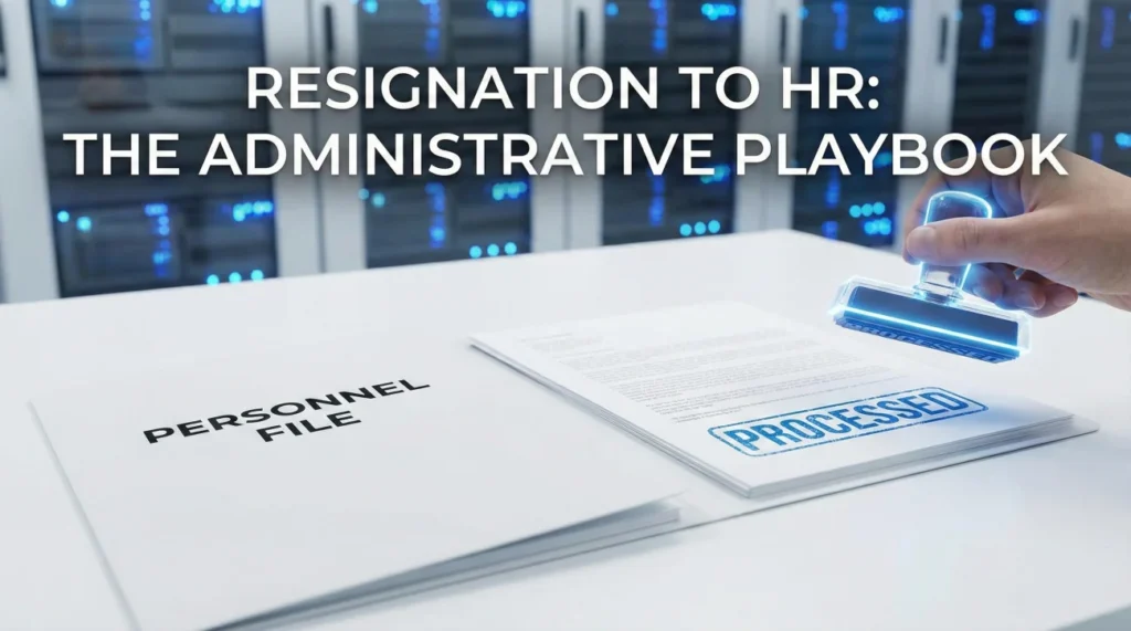 Resignation Email to HR: The Formal Notification Template 1 Resignation Email To HR - The Administrative Playbook