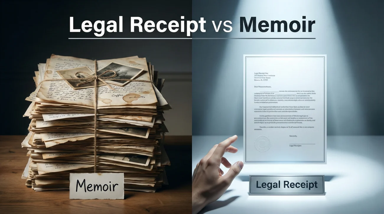 Resignation Letter As Legal Receipt
