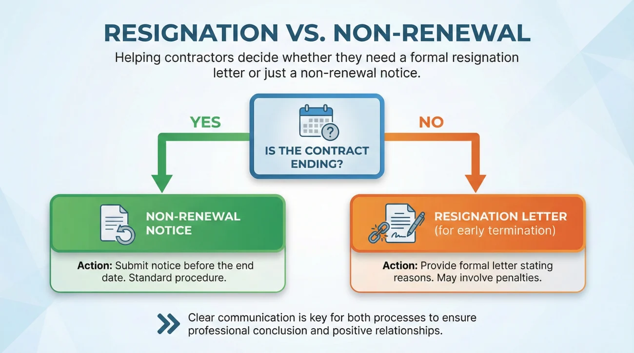 Resignation Vs Non Renewal Decision Tree