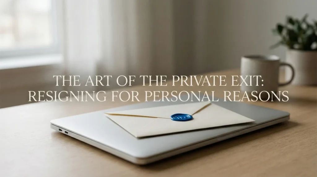 Resignation Email for Personal Reasons: 7 Private Templates to Quit Without Oversharing 1 Resigning For Personal Reasons - The Art Of Private Exits