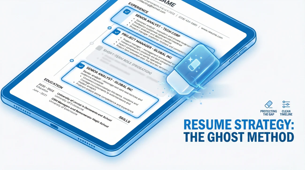 Resume Strategy - The Ghost Method