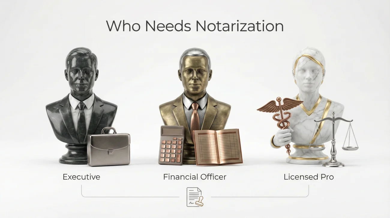 Roles Requiring Notarization - Target Groups